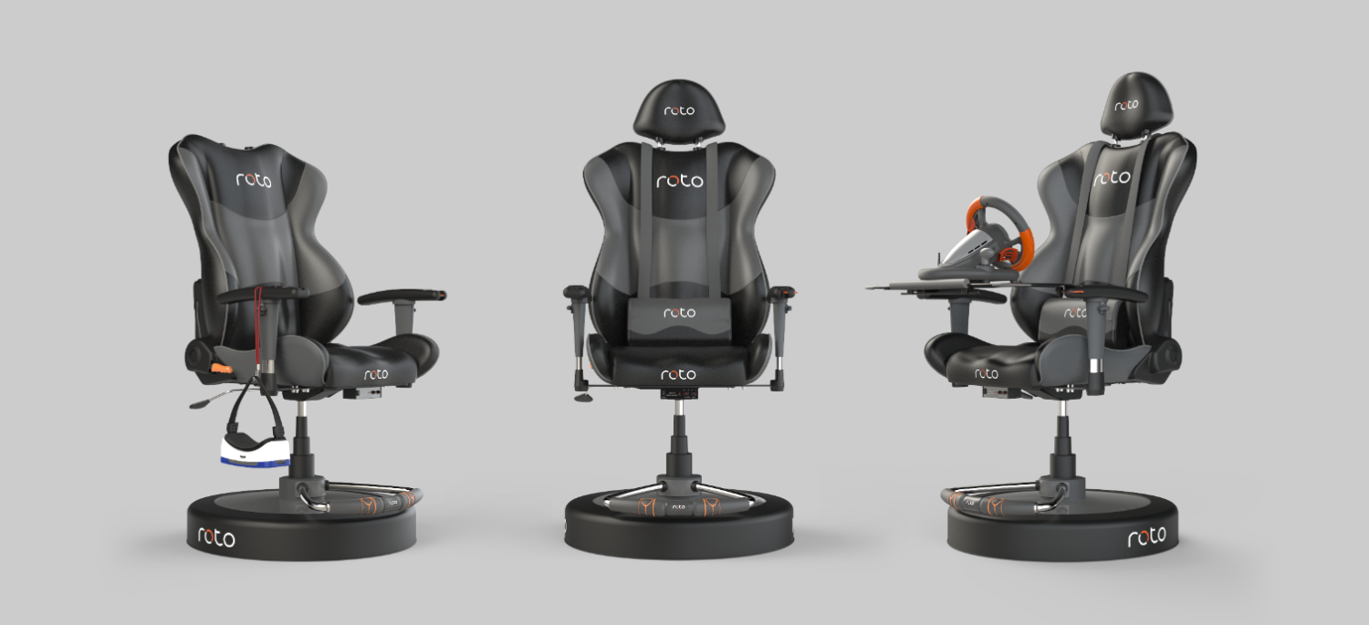 Virtual Reality 360 Chair “The Roto VR Chair” Ready To Order In Feb